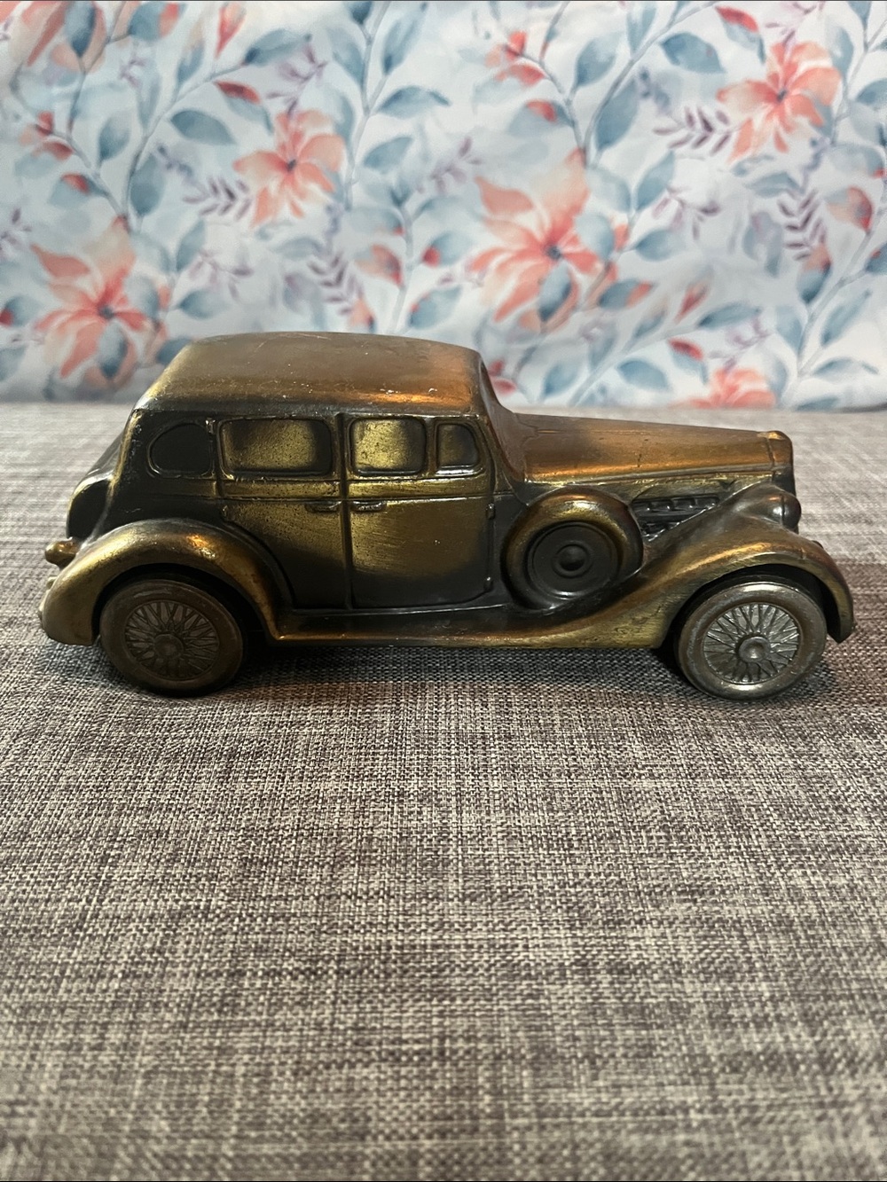 Vintage, Banthrico Antique-Style Brass Finish Classic Car Figurine,